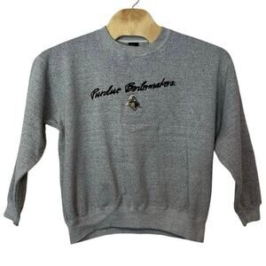 Purdue University VTG Signal Crewneck Sweatshirt Size XL Embroidered Collegiate